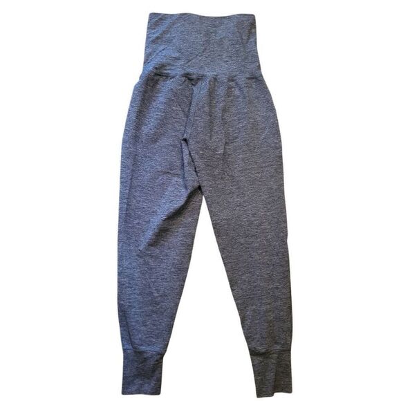 Aerie Pants Women's XS Grey Heathered Offline The Hugger Jogger Foldover - Picture 2 of 5